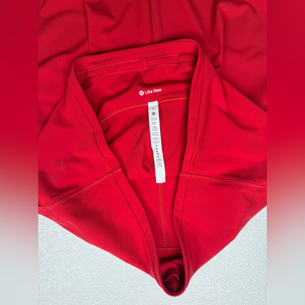 Lululemon Swift Speed High-Rise Tight 28" Dark Red‎ (First Release) Size 20 - Picture 9 of 13